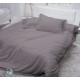 Ložní prádlo organic cotton Popelavé