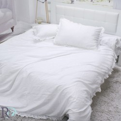 Ložní prádlo organic cotton Bílé