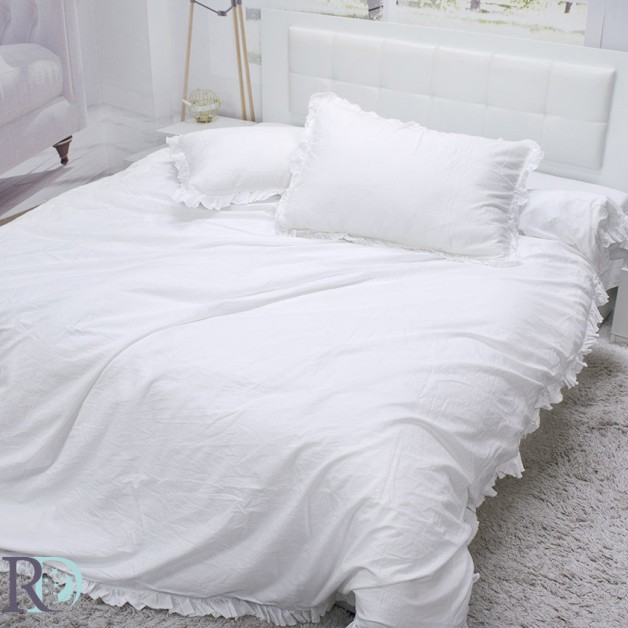 Ložní prádlo organic cotton Bílé