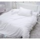 Ložní prádlo organic cotton Bílé