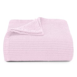 Vaflový přehoz Siesta 160/230 fialový