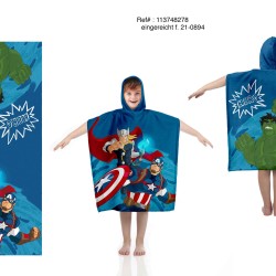 Plážové pončo pro děti Avengers