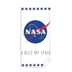 Plážový ručník NASA bílý