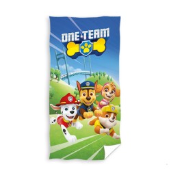 Plážový ručník Paw Patrol Jeden tým