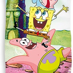 Plážový ručník SpongeBob Přátelé