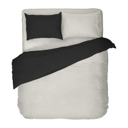 Povlečení na dvoulůžko renforcé Black and Grey