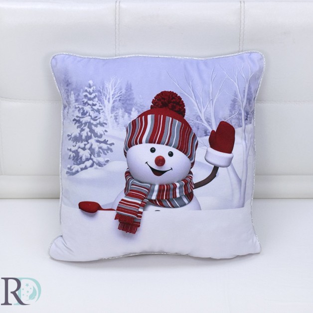 Dekorační polštář Snowman 2