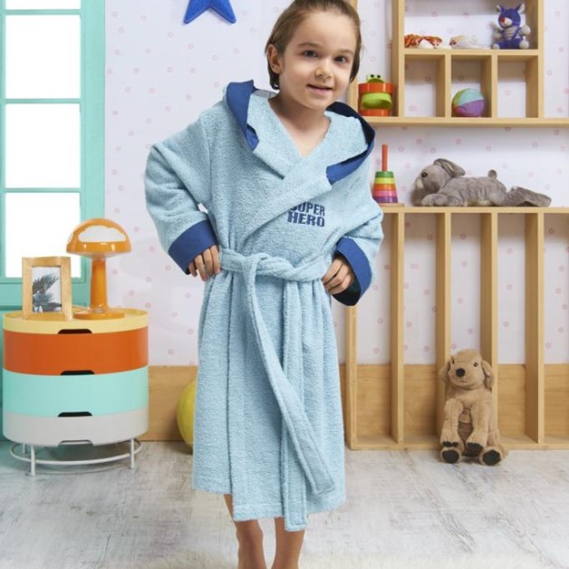 Designerský dětský froté župan Superhrdina