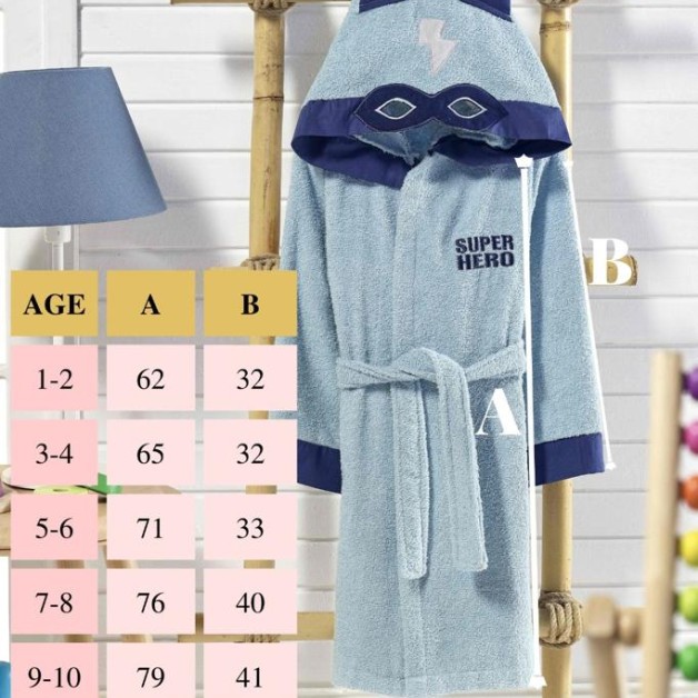 Designerský dětský froté župan Superhrdina