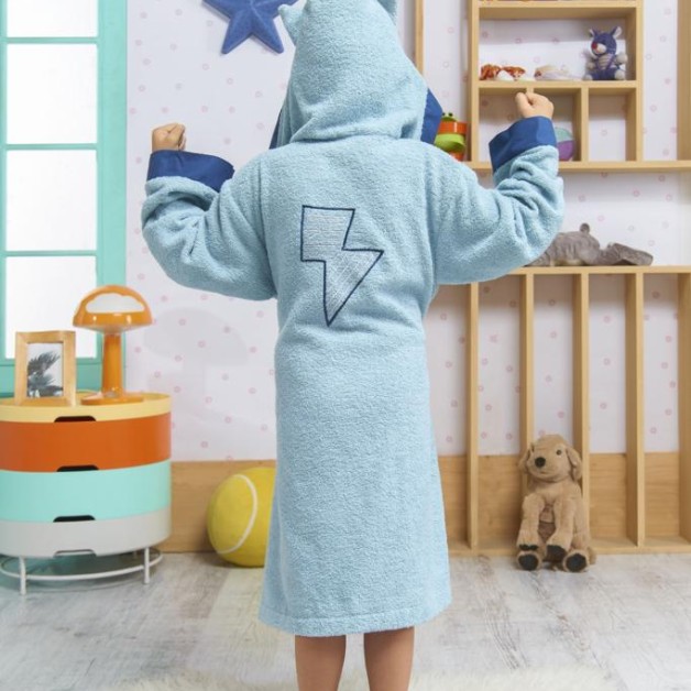 Designerský dětský froté župan Superhrdina