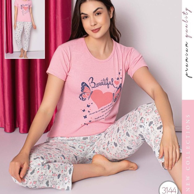 Sezónní dámská pyžama Beautiful XXL