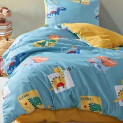 Jednolůžkové povlečení Renforcé Dino Aqua
