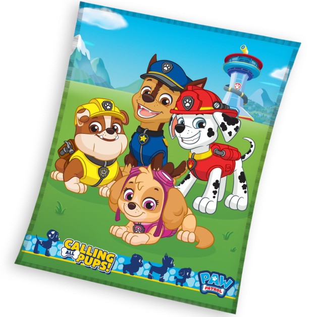 Hřejivá deka Paw Patrol Calling 150/200