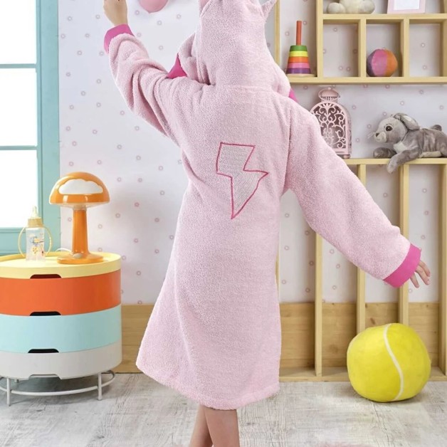 Designerský dětský froté župan Superholka