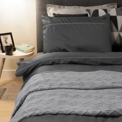Povlečení bavlněný satén Dark Smoky jednolůžkové