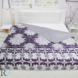 Letní přikrývka nebo deka plyšová Purple