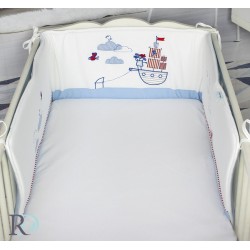 Obkladač pro dětskou postýlku Triko Pirat