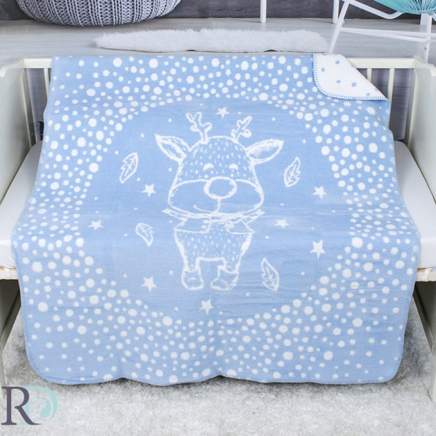 Dětská bavlněná deka Blue deer