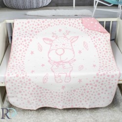 Dětská bavlněná deka Pink deer