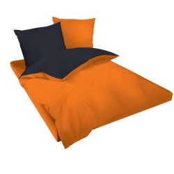 Ložní povlečení Oranžové a Černé ranforc