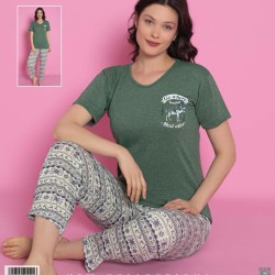 Bavlněná dámská pyžama Greeny XXL