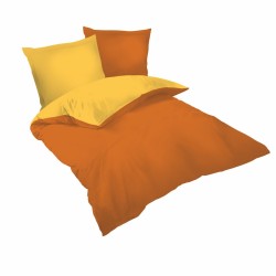 Ložní povlečení Oranžové a Světle Oranžové ranforc