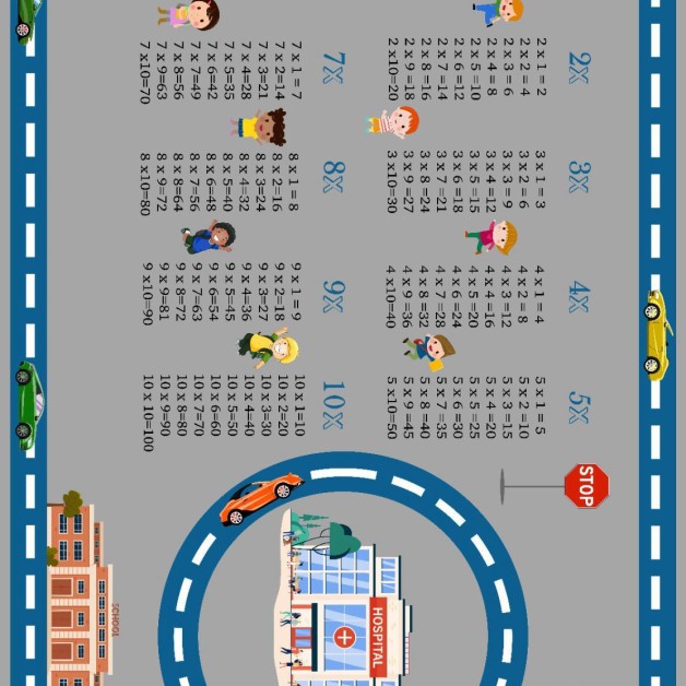 Dětský koberec Matematika 120/180