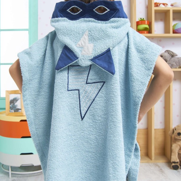 Designerové dětské pončo Superhrdina