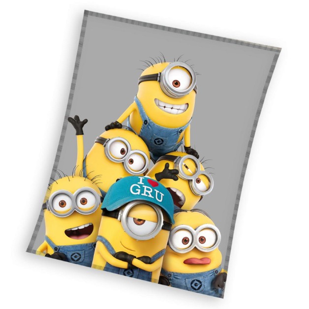 Polarová dětská deka Minions Gru 150/200