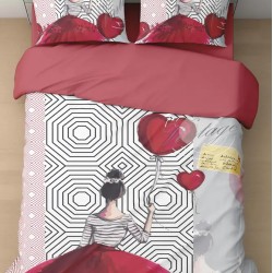 Jednolůžkový set povlečení Heart