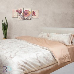 Povlečení z vysoké kvality jemná bavlna Marble Beige