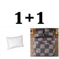 Sada dvojitého bavlněného povlečení Elisabeth + polštář