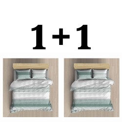 Bavlněné povlečení 1+1 Leona – dvě jednolůžkové sady