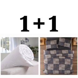 Promo! Jednolůžkové bavlněné povlečení Elisabeth + přikrývka