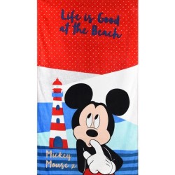 100% Bavlna dětský plážový ručník Mickey on the beach