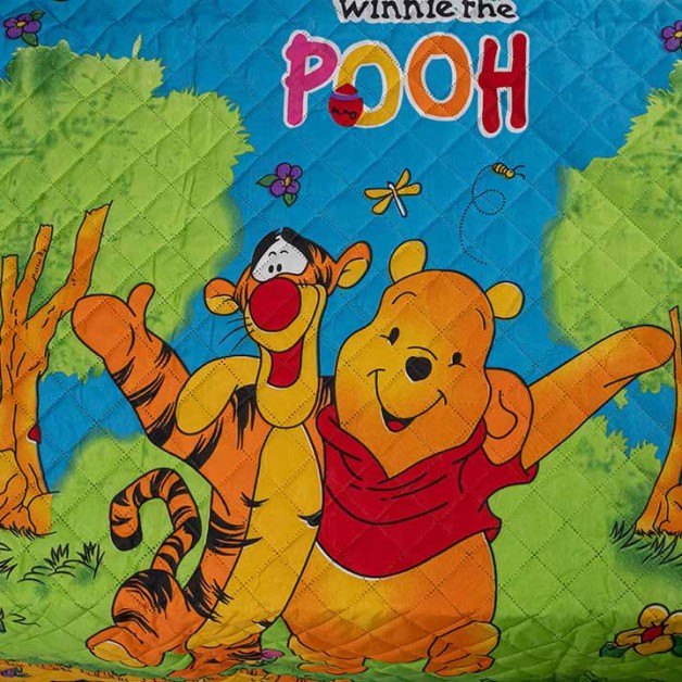 Přehoz na postel do dětského pokoje Medvídek Pú