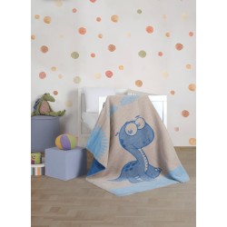 Bavlněná dětská deka Dinosaurus