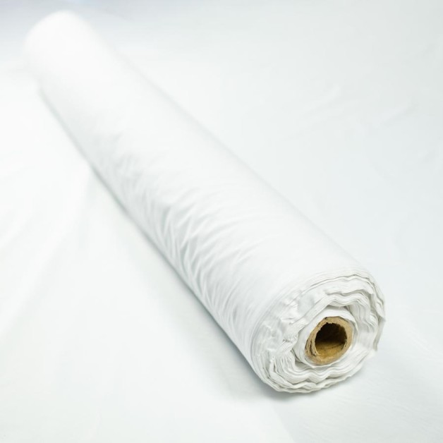 Bílá látka pro hotelové ložní povlečení Renforcé 240cm