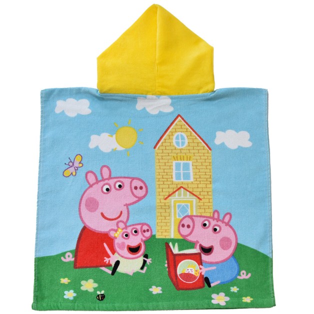 Bavlněné plážové pončo Peppa Family