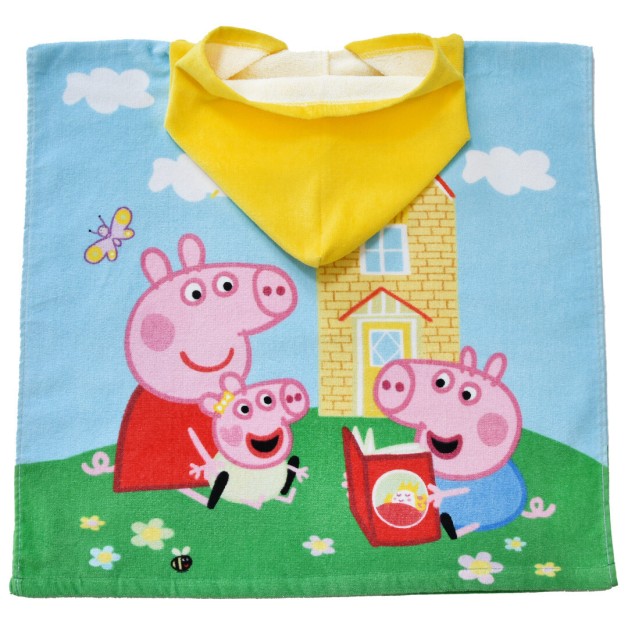 Bavlněné plážové pončo Peppa Family