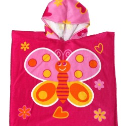 Dětské pončo osuška Butterfly