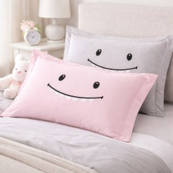 Sada 2 ks designových povlaků na polštář Smile